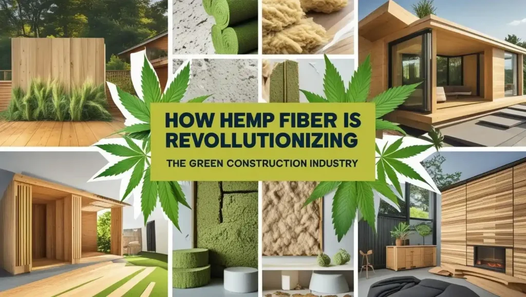 hemp fiber is revolutionizing the green construction industry.
