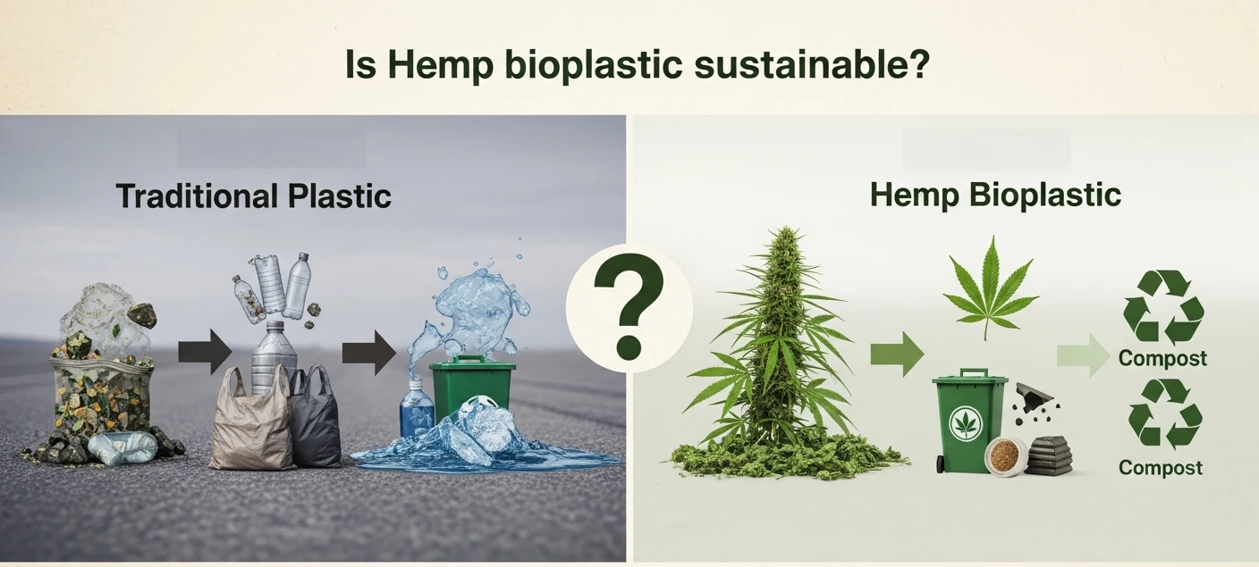 Is Hemp bioplastic sustainable